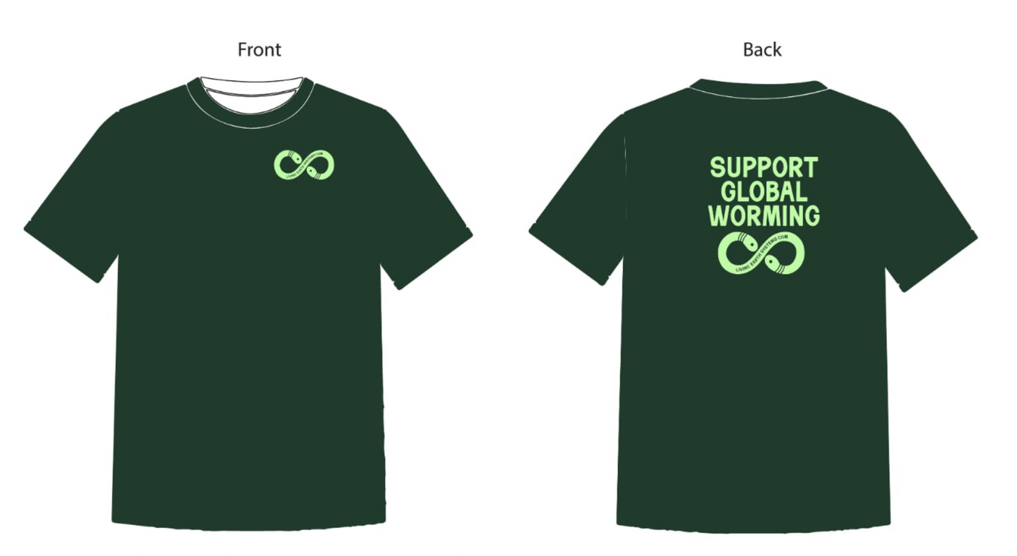 "Support Global Worming" Organic Cotton T-Shirt