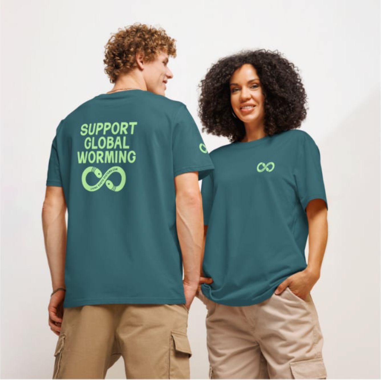 "Support Global Worming" Organic Cotton T-Shirt