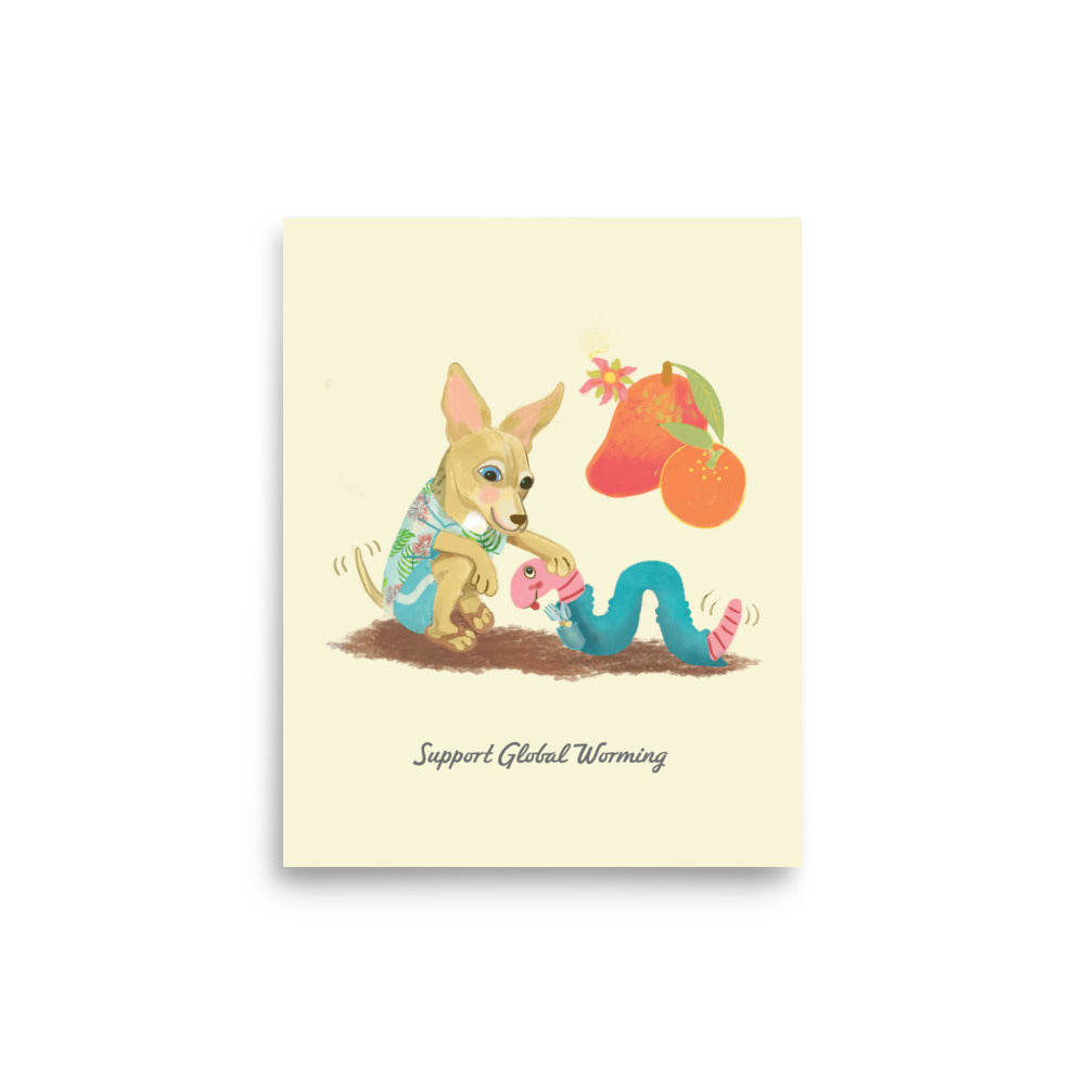 Support Global Worming Print